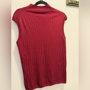 Banana Republic Rich Red Knit Top